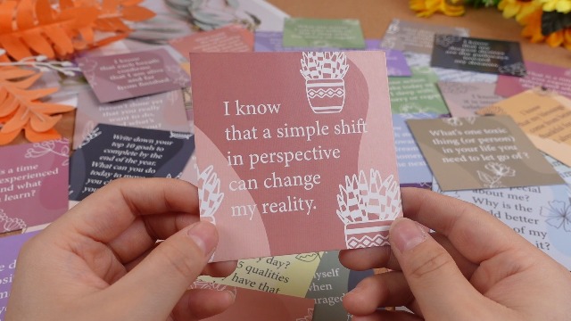 Panelee 240 Pieces Positive Affirmation Motivational Cards Christmas Affirmation Card Mindful Self Care Message Inspirational Encouragement Meditation Card Daily Gift For Employee Woman