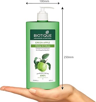 Buy Biotique Green Apple Shine & Gloss Shampoo & Conditioner