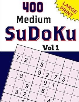 Paperback 400 Medium SuDoKu Vol 1 Book