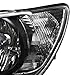 SPEC-D TUNING Black Headlights Compatible with 2001-2005 Lexus IS300 L+R Pair Head Lights Lamps Assembly