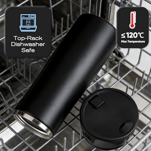 17 oz One-Handed Black Mug