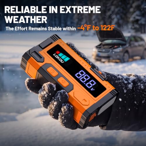 Car Battery Jump Starter DROPS TO (VIBRANT ORANGE) - image 7