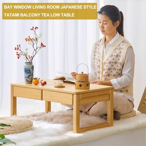 Table de sol japonaise bureau à thé tatami et meuble de salon polyvalent