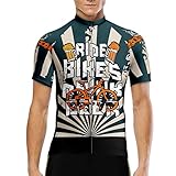 Oktoberfest Hemd Herren Oktoberfest T-Shirt Herren Rundhalsausschnitt Slim Fit mit Aufdruck 2023 Tracht Männer Wiesen Tshirt Tracht zu Lederhosen Wasen Outfit Bier Krüge