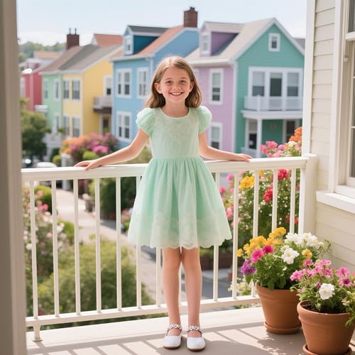 Image of GINFIVE Toddler Girls Dress Shoes Little Girls Mary Janes Ballerina Flats Shoes Toddler