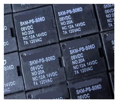 Relé de 5 pines SKM-PS-S06D 6V con alta capacidad de 20A