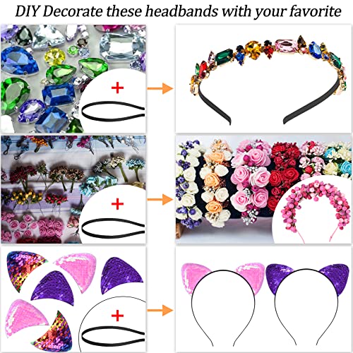 Duufin 32 Pezzi Cerchietti per Capelli Raso Fascia...