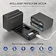 NEEWER 10050mAh NP-F970 Akku mit 20W PD Schnellladegerät Set, 2 Pack Ersatzakku für NP-F970/950/750/550 Kompatibel mit NEEWER Motorisierte Slider LED Licht Ringlicht Monitor Sony Video Kamera