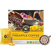 COFFEECURRY Pineapple Coffee Premix (30 Sachets - 1 Month Pack) - With Refreshing and Fruity Blen...
