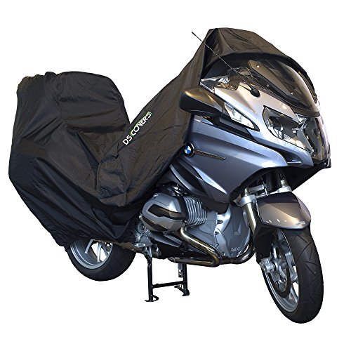 DS Covers 73160612 Alfa Universel Housse de Protection pour Moto, XL, Noir