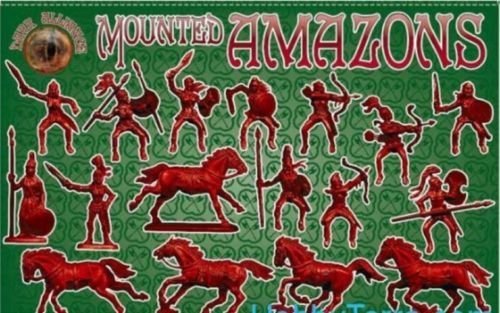 Plastic Model KIT Mounted Amazons 1/72 ALLIANCE ALL72021 miniatura 2