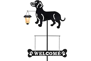 Dachshund Decor | Bayn Solar Dachshund Silhouette Sign