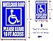 Large Wheelchair Ramp Sticker Decal (Removable & Extra Large; 12