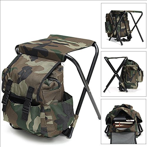 Micro Trader Backpack Chair Stool Fishing Camping Hiking