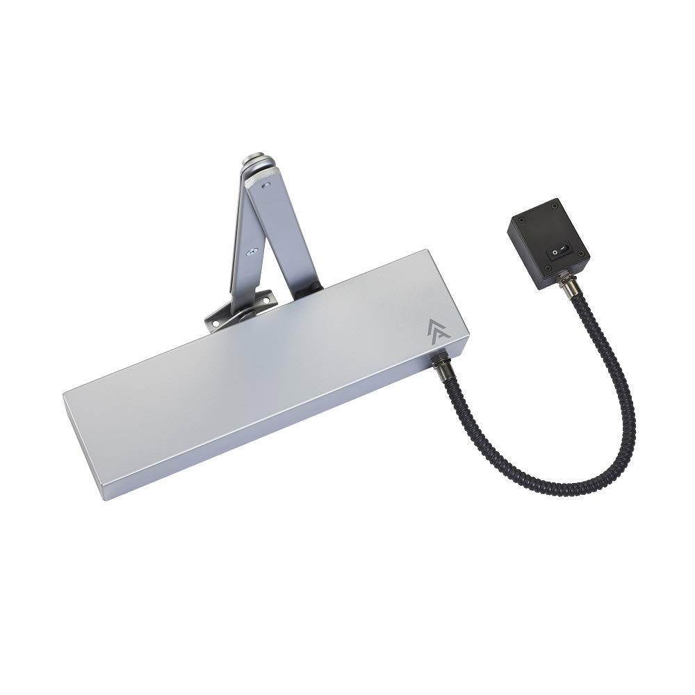 FREEMAN & PARDOE ARROW Series 600 Size 4 Hold Open Door Closer - Size 4 - Silver Enamelled