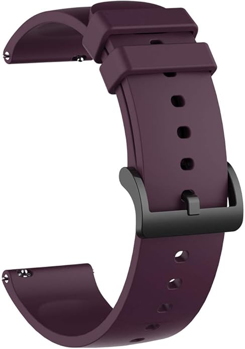 Correa de silicona 20 mm para smartwatch Luoba, TYKOIT, IOWODO, HaSaKei miniatura 6