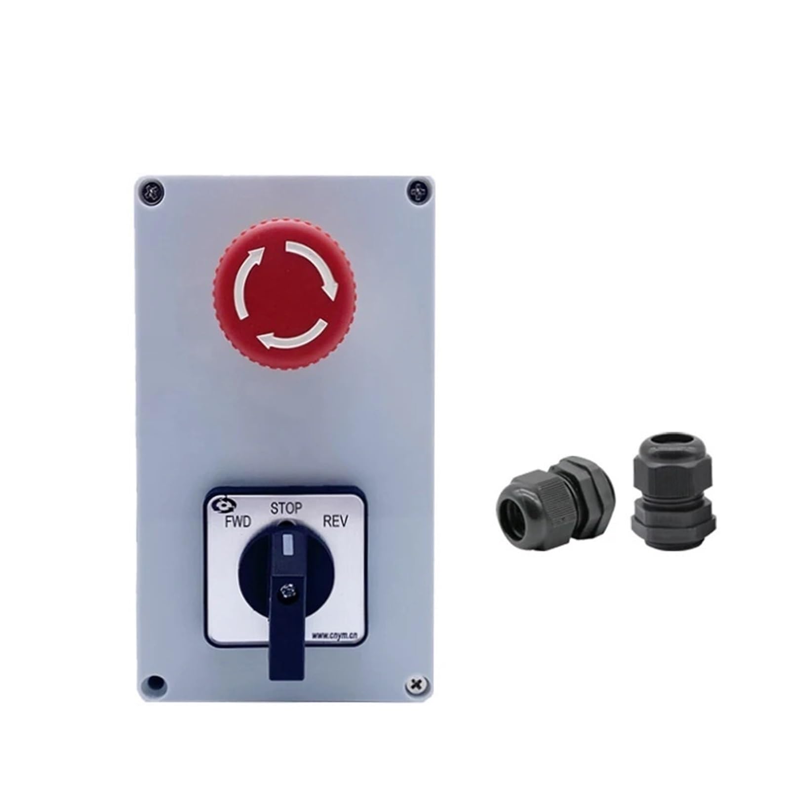 LHNBGTUIW LW26-20A 5.5N/3 Forward and Reverse Switch Machine 20A Three-Phase Electric Emergency Stop Push Button Cam Selector