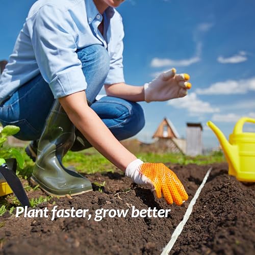 Water-Soluble Seed Tape 1” x 132 ft with Seeder Tool | Biodegradable Gardening Tape for Vegetables & Flowers | Fast Dissolving, Eco-Friendly, Easy Planting - Thumbnail 7
