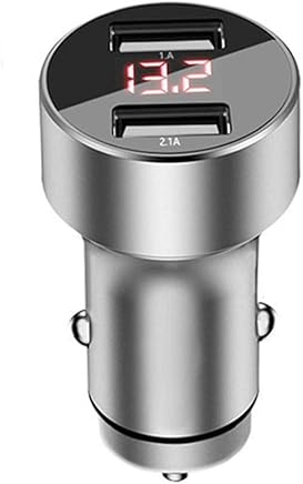 LINGGE Cargador automotriz Cargador para tel?fono m?vil Cargador de tel?fono Dual USB 3.1A para Cargar la Pantalla de presi LINGGE Cargador automotriz Cargador para tel?fono m?vil Cargador de tel?fono Dual USB 3.1A para Cargar la Pantalla de presi