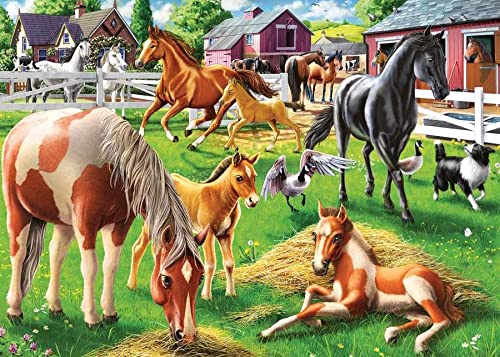 Ravensburger Happy Horses 60 Piece Jigsaw Puzzle for Kids - 05175 - Every Piece is Unique, Pieces Fit Together Perfectly - Image 2