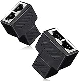 Design répartiteur : 1 entrée RJ45 et 2 sorties RJ45. Convertissez et étendez vos connexions Ethernet de 1 à 2 prises. Il suffit de convertir une seule prise RJ45 en deux prises RJ45.