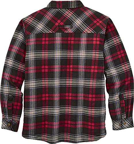 Image of Legendary Whitetails Men's Deer Camp Berber Lined Flannel Shirt Jacket