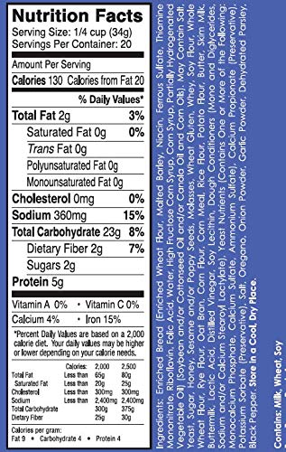 Miniatura 2 de DeLallo Pan rallado, sazonado italiano, 24 onzas (paquete de 6)