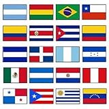 Ant Enterprises. Latin America 3x5 Flag Set of 20 Country Countries Polyester Flags Grommets