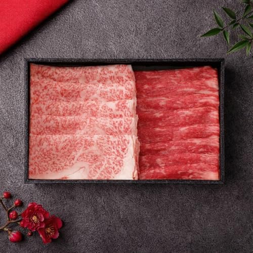 [和牛セレブ]鳥取和牛 ロース ･ モモ2種すき焼き(230g・黒折)[sm-DC007][Giverichホールディングス]