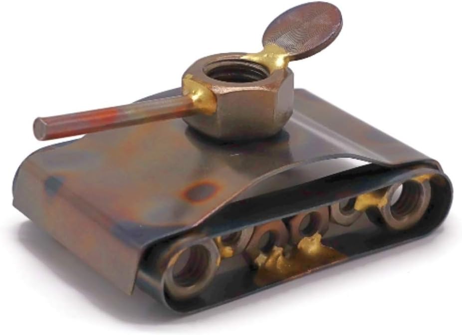 Tank Collectible Handmade Metal Art Figurine, Desk Accessories, Trophy, Boss Gift, Home Office Décor, Collectible Figures