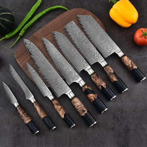 Set Cuchillos Cocina 10 Piezas Acero miniatura 2