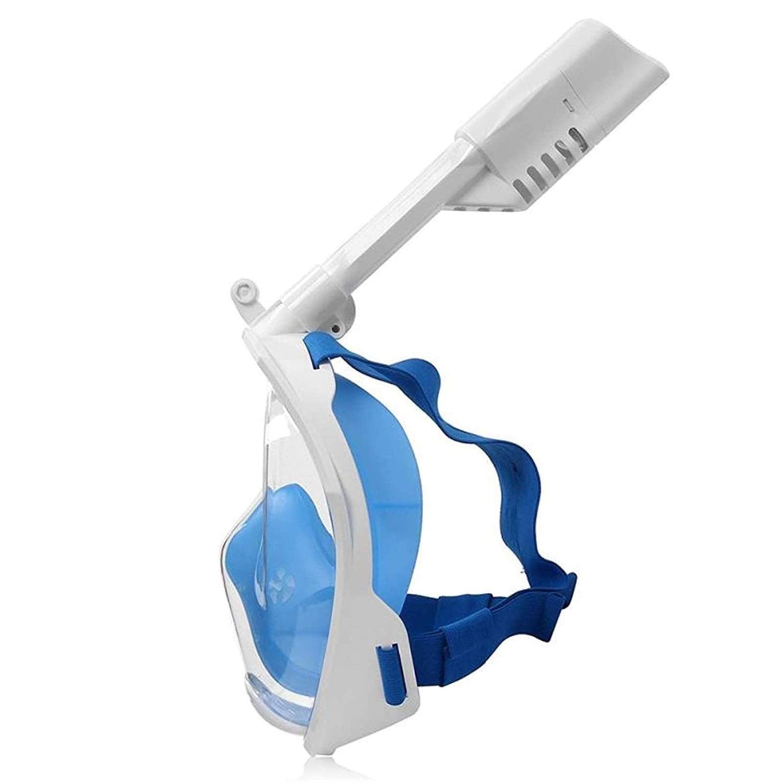 Máscara de Buceo Full Face 180 Seaview Snorkel Mask Antifog Snorkeling Mask Anti Leak Snorkel Equipo de natación submarina para Adultos y niños (Gris S/M)