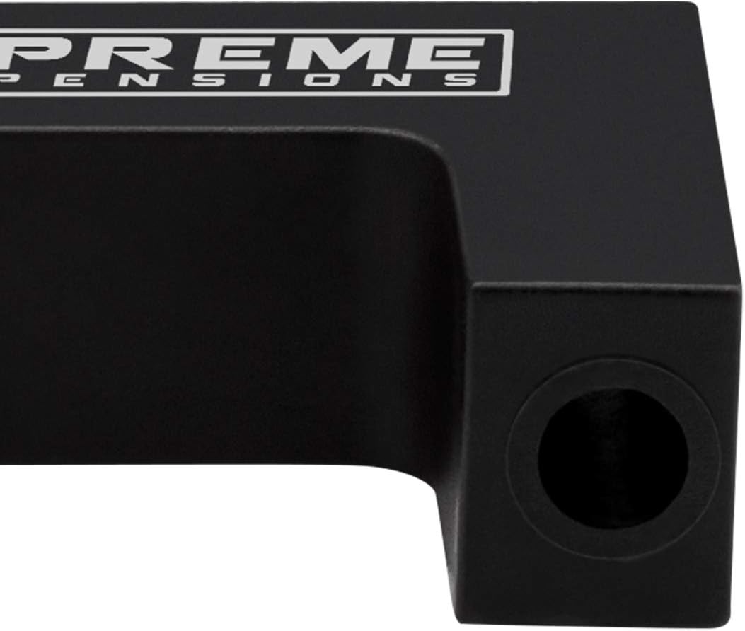 Supreme Suspensions - Rear Bow Tie Shock Mount Extenders for 2" Lifted 1987-1996 Dodge Dakota and 2000-2005 Ford Excursion 2WD 4WD (2.75" Wide Mounts)