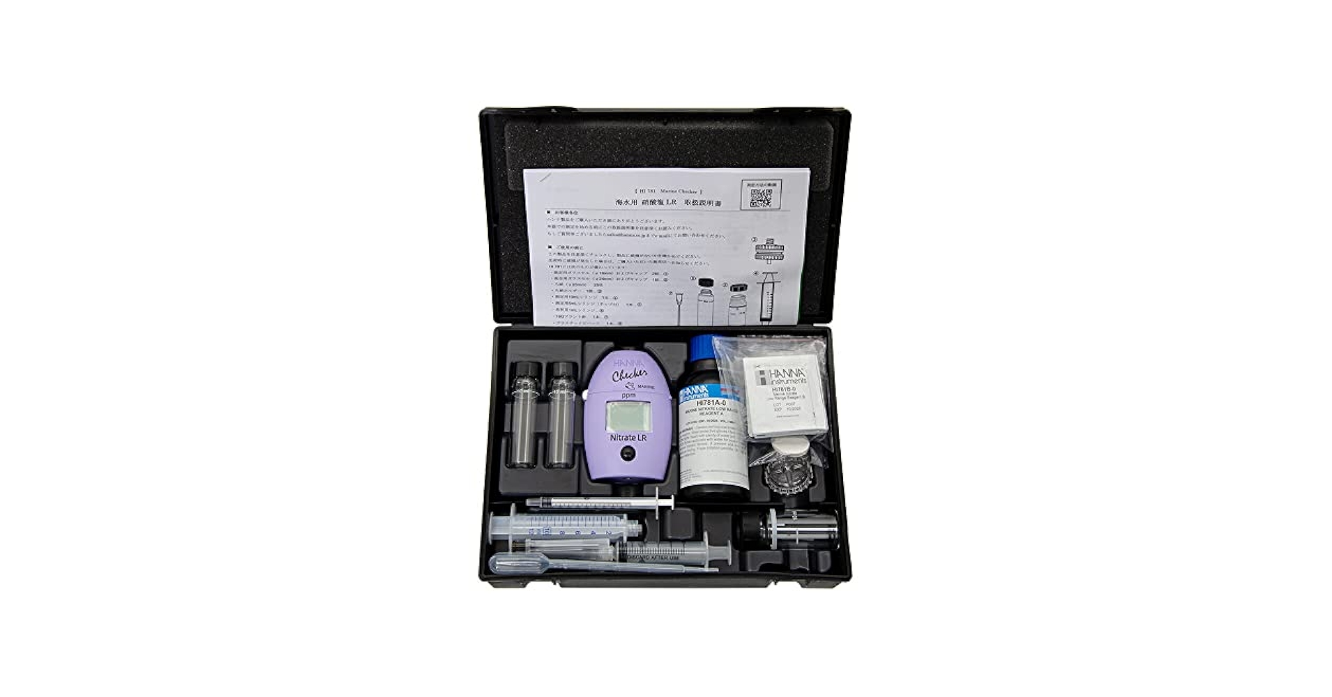 ハンナ硝酸塩チェッカー　ＨＩ７８１ HI781 Saltwater Nitrate Low Range Checker - Hanna