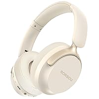 RORSOU B8 Cuffie Bluetooth su orecchio, 6 EQ modalità musicale e cuffie basse basse