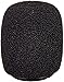 Shure RK183WS Black Snap-Fit Foam Windscreens for MX183 MX184 MX185 Beta 98 WL183 WL184 & WL185 (4)