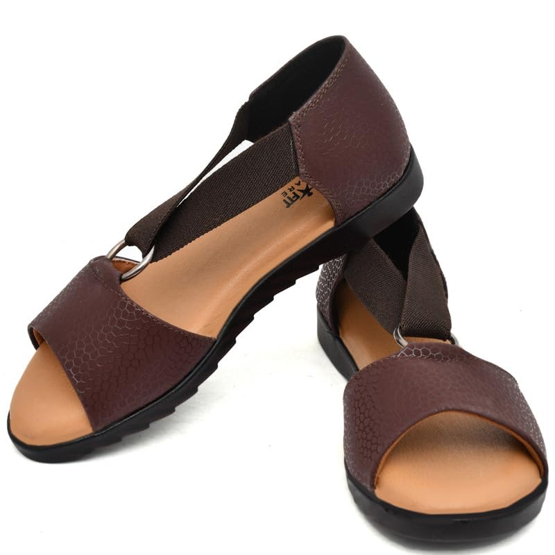 Image of HEALTH FIT Extra Soft Ortho Care Diabetic & Orthopedic Sandal /Doctor Sandal-With Back Support Footwear & stylish for Girl's /Women's