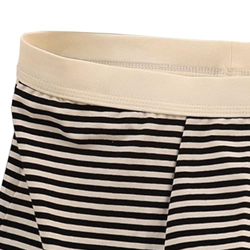 Men's Cotton Stretch Stripe Boxer Briefs Men Breatherable Striped Trunks Stripe Breathable Boxer Briefs for Men3