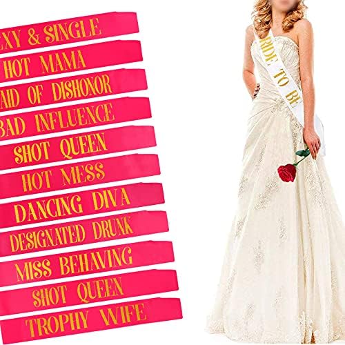 Bachelorette Party Sashes Funny "Hilarious Bachelorette Sashes 12