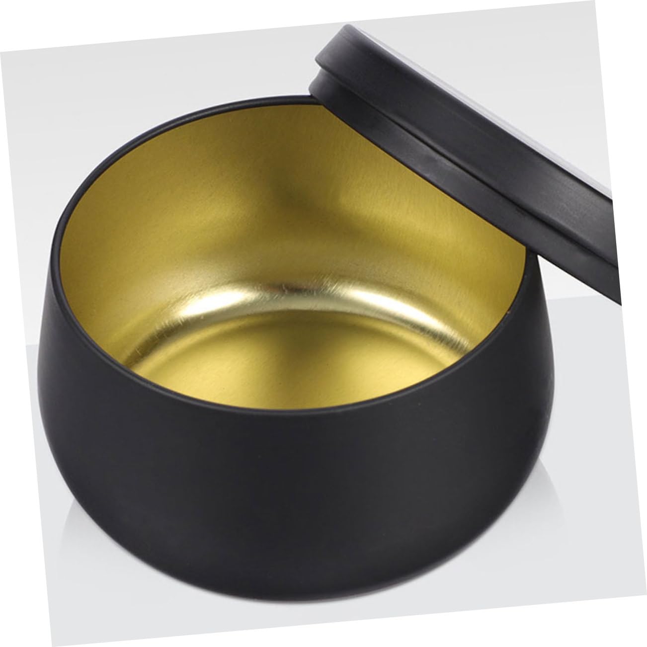 PRETYZOOM 12oz Candy Tea Can Storage Containers Sealed Tinplate Organizers for Tea Candles