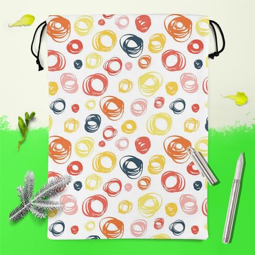 Image of ArtzFolio Abstract Doodle D2 | Reusable Sack Bag | Bag for Gym, Storage, Vegetable & Travel