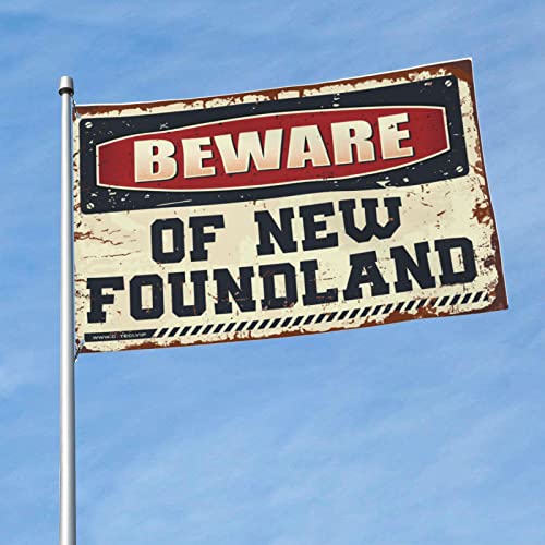 Drapeau New Foundland grand format 152x244 pour yard room stuff et bar