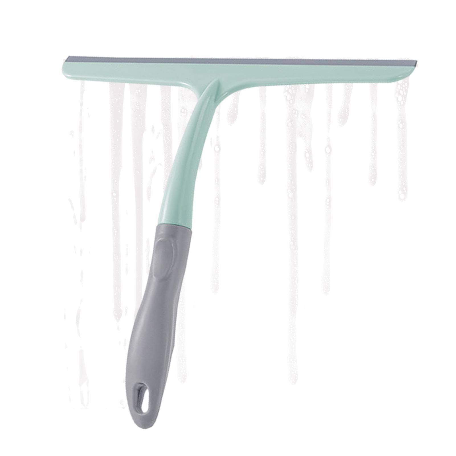Teksome Green Glass Scraper | Glass Window Cleaner Squeegee - Household Cleaning Tools For Floor, Windshield, Window, Tile, Aquarium, Wall
