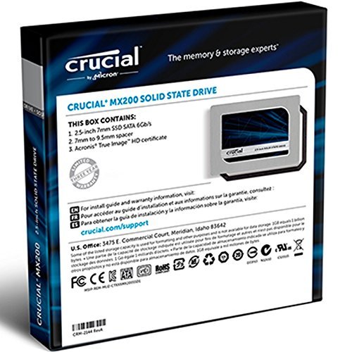 Amazon | SSD Crucial ct500mx200ssd1 mx200 500 GB 2.5インチ内蔵