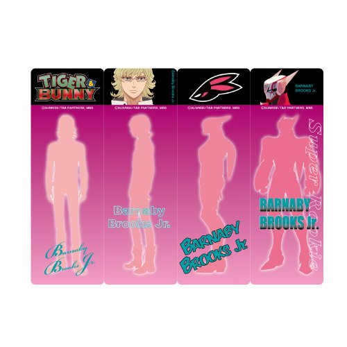 Marque-page Tiger & Bunny Barnaby Brooks JR en métal pour manga