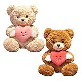 Generico Love Peluche - Confortable Décoratif, Doux Peluche Rose Rouge,...