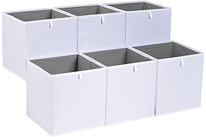Amazon Basics Collapsible Fabric Classroom Storage Cube Organizer Bins