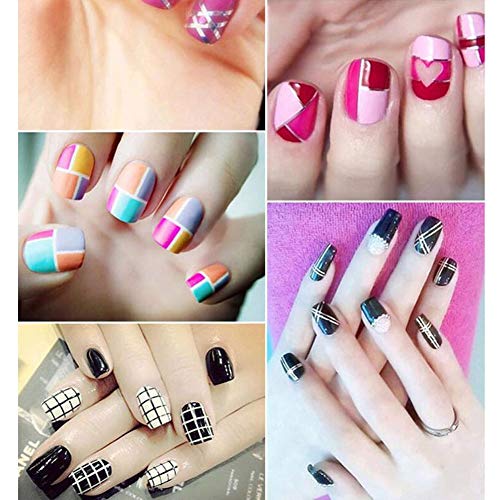 24Pcs Mixed Colors Rolls Striping Tape Line Nail Art Tips Decoration Sticker 24 #TOP3