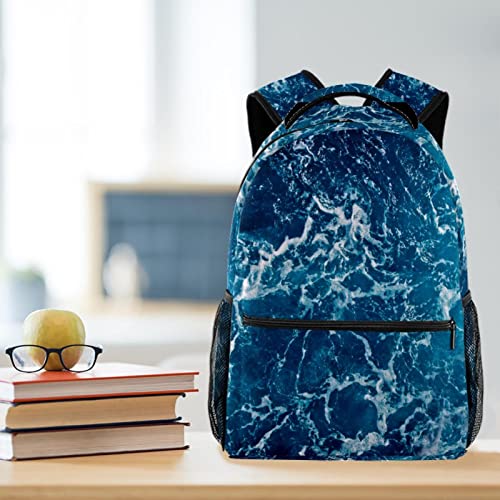 Mochilas ligeras azul ola de mar para solucionar la falta de espacio en viajes 6