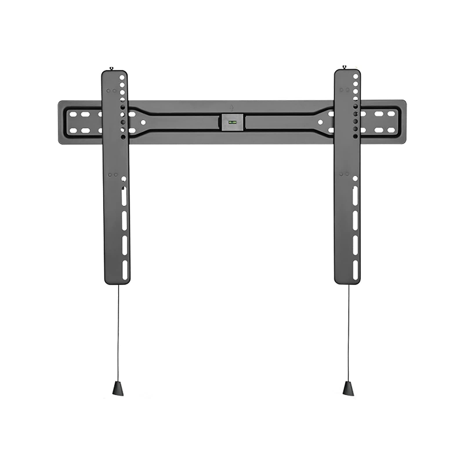Support TV mural à profil bas avec cordon de traction magnétique pratique pour écran 37-80